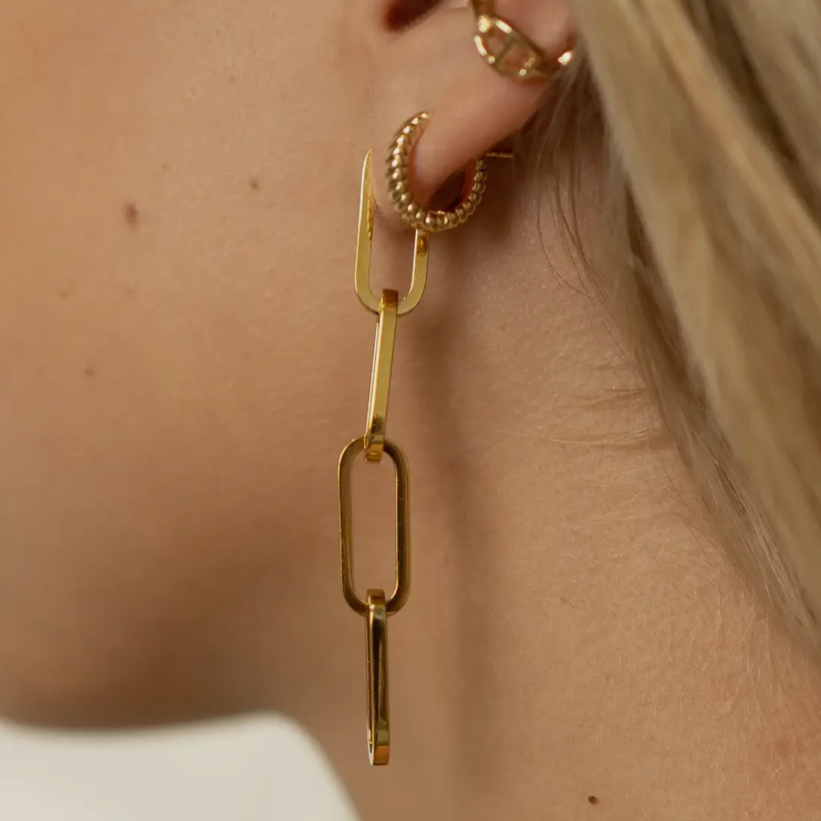 Lucy Chain Earrings