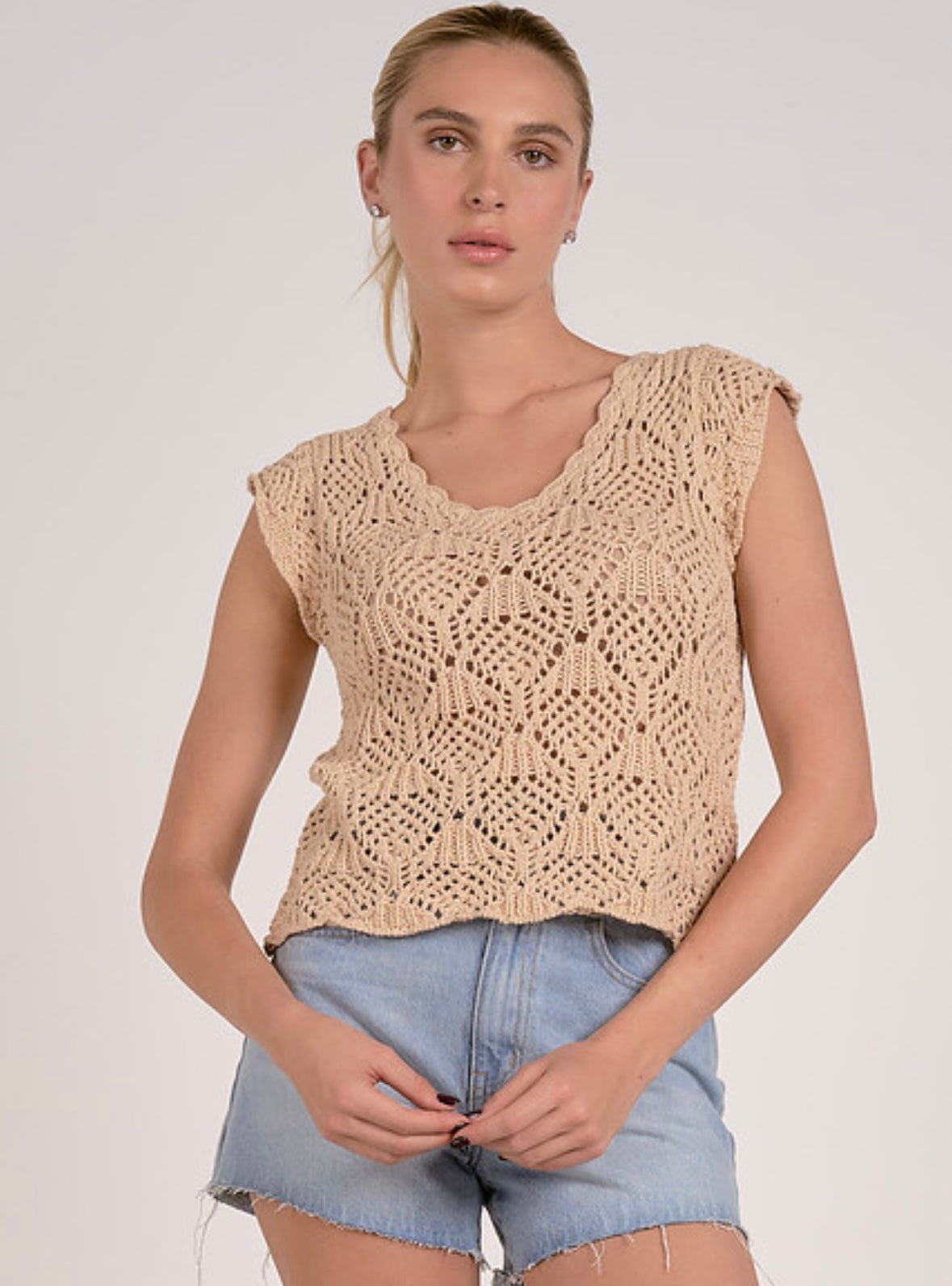 Christy Crochet Sweater