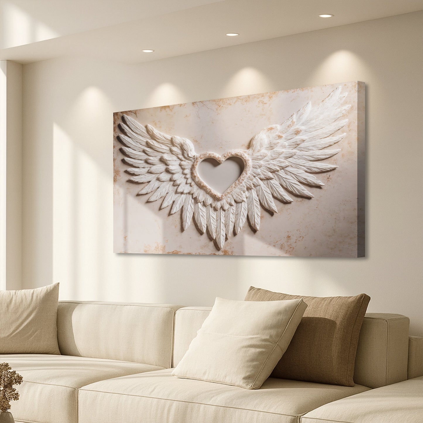 Wings of Love Abstract Wall Art II