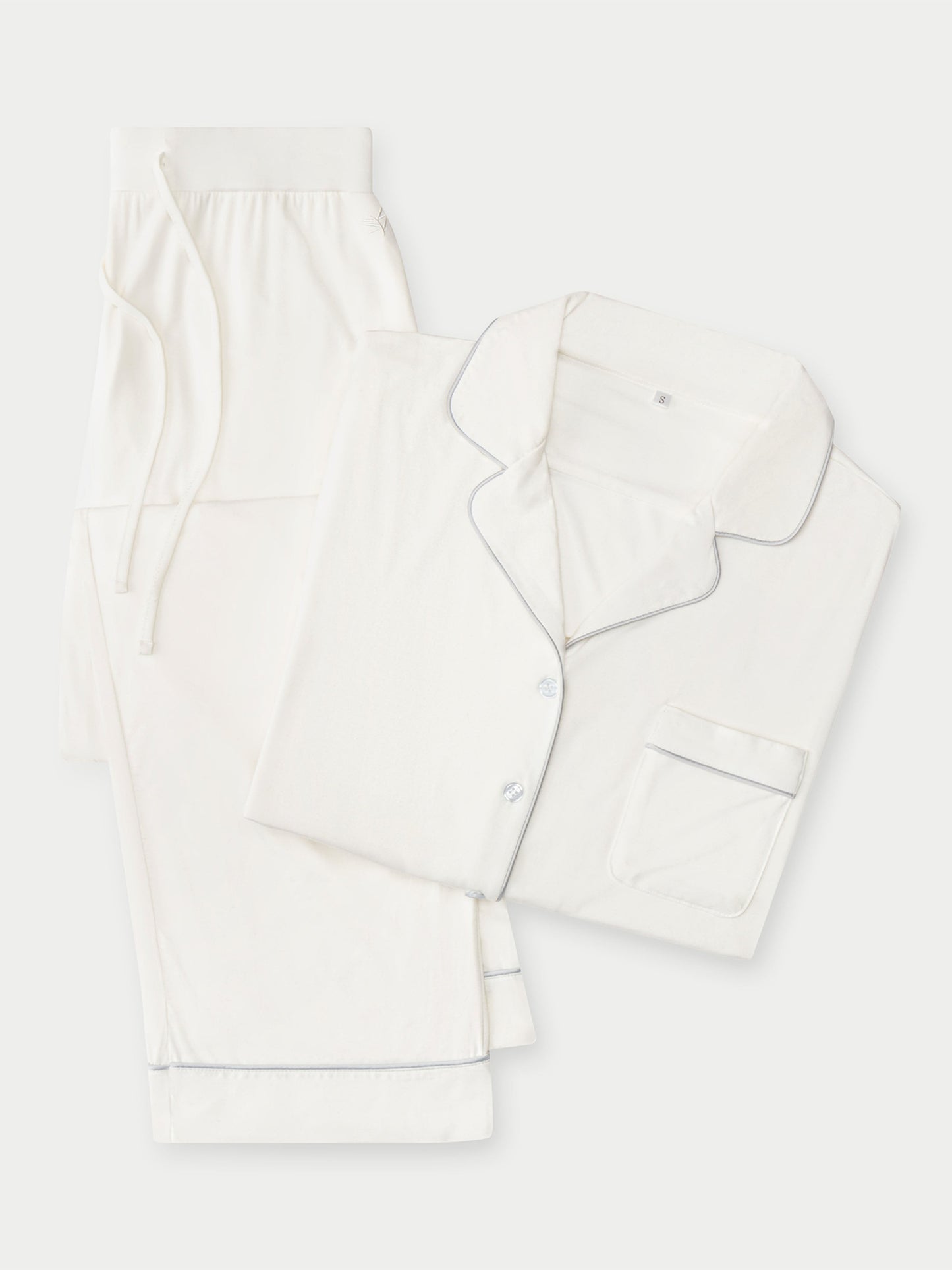 Women's Bamboo Stretch-Knit Long Sleeve Pajama Set PETITE - Last Chance