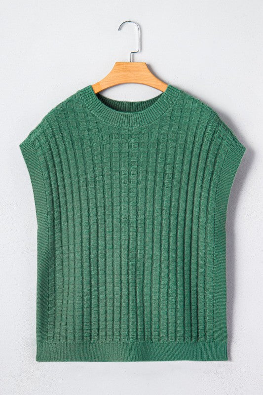 Birdie Textured Short Sleeve Sweater