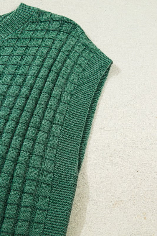 Birdie Textured Short Sleeve Sweater