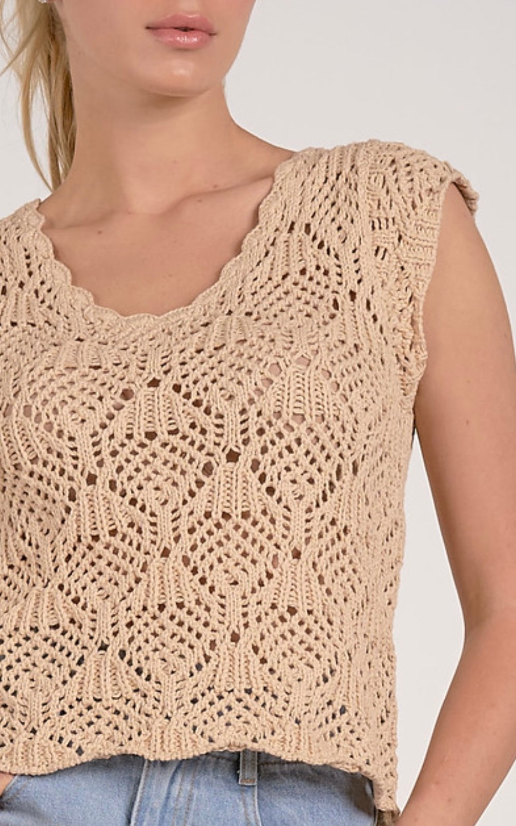 Christy Crochet Sweater