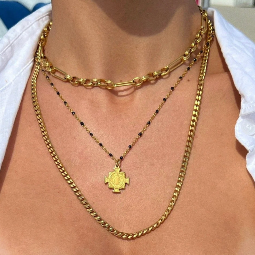 Zayla Cross Pendant Necklace