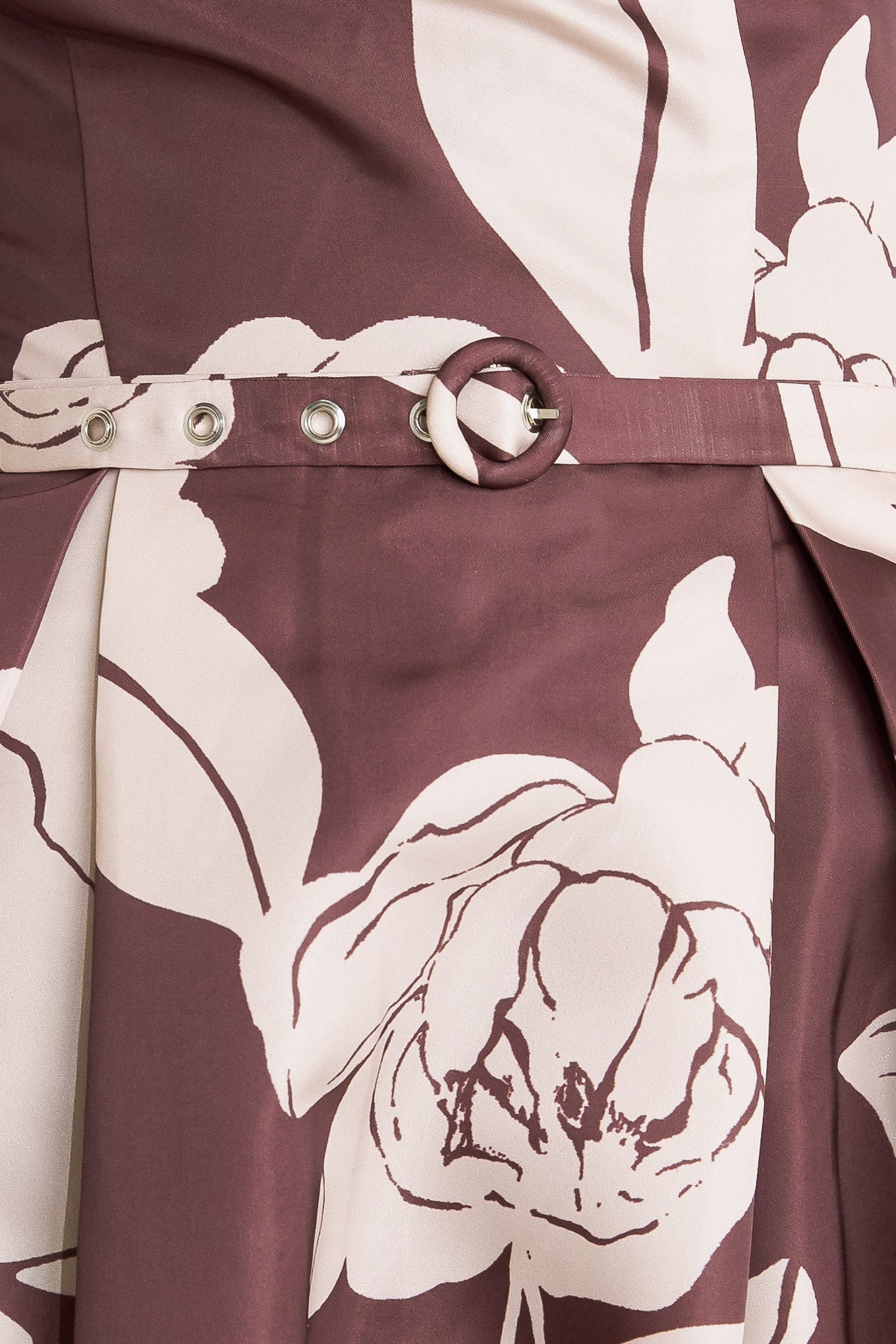 VINTAGE BLOOM STRAPLESS WOVEN MIDI DRESS