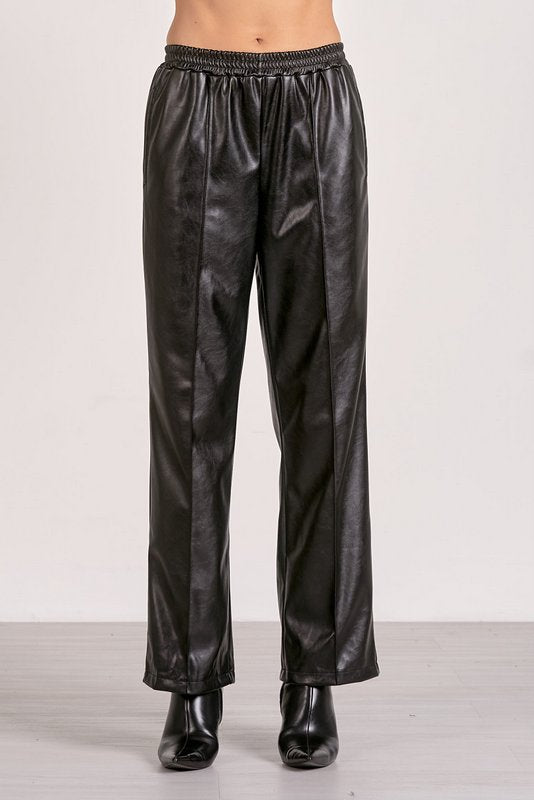 Jaya Faux Leather Pant