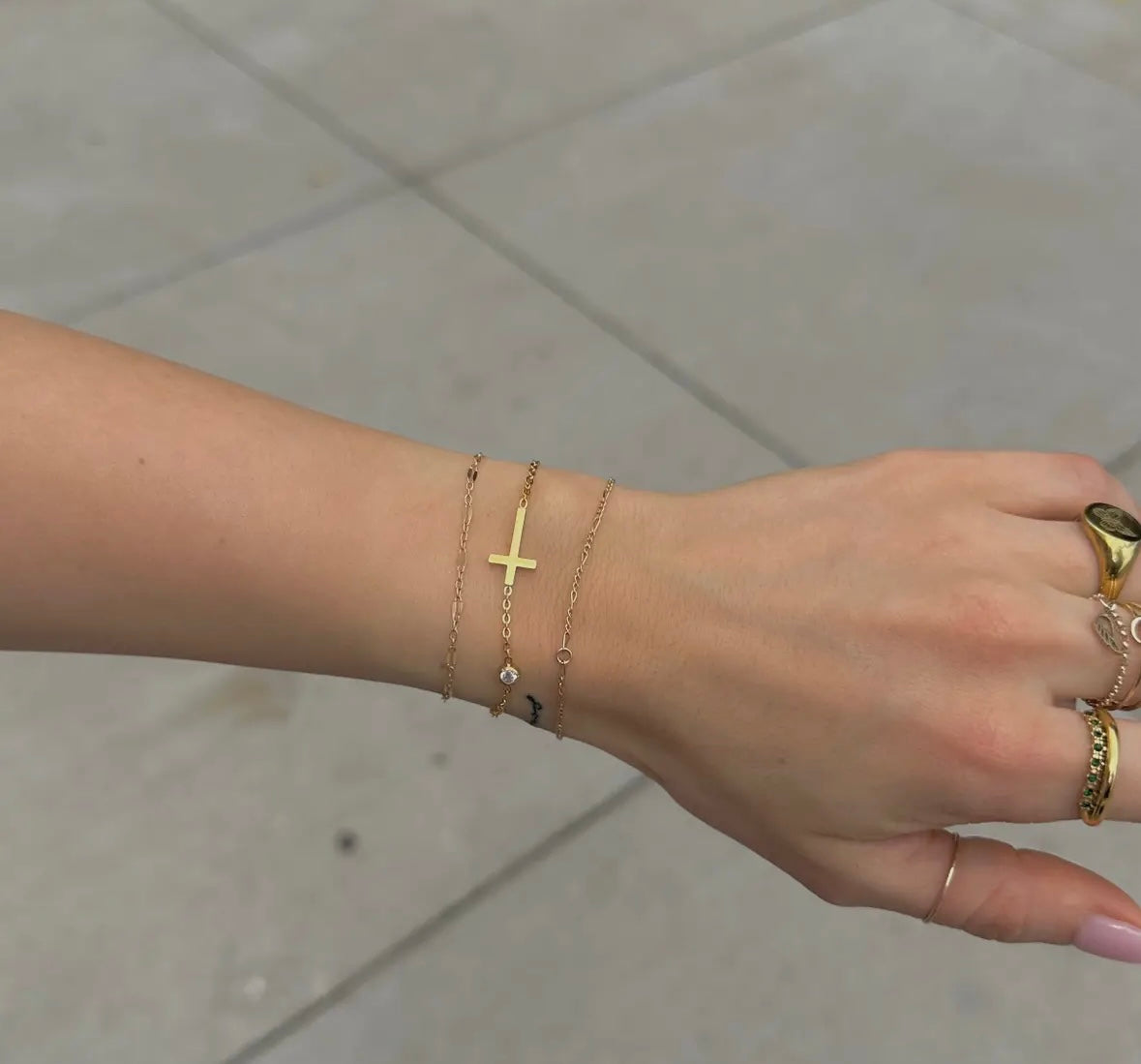 Martha Cross Bracelet
