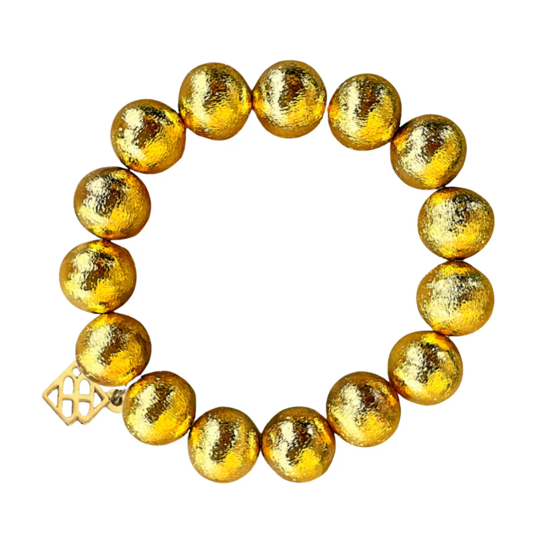 BRIANNA CANNON | Gold Beaded Bracelet