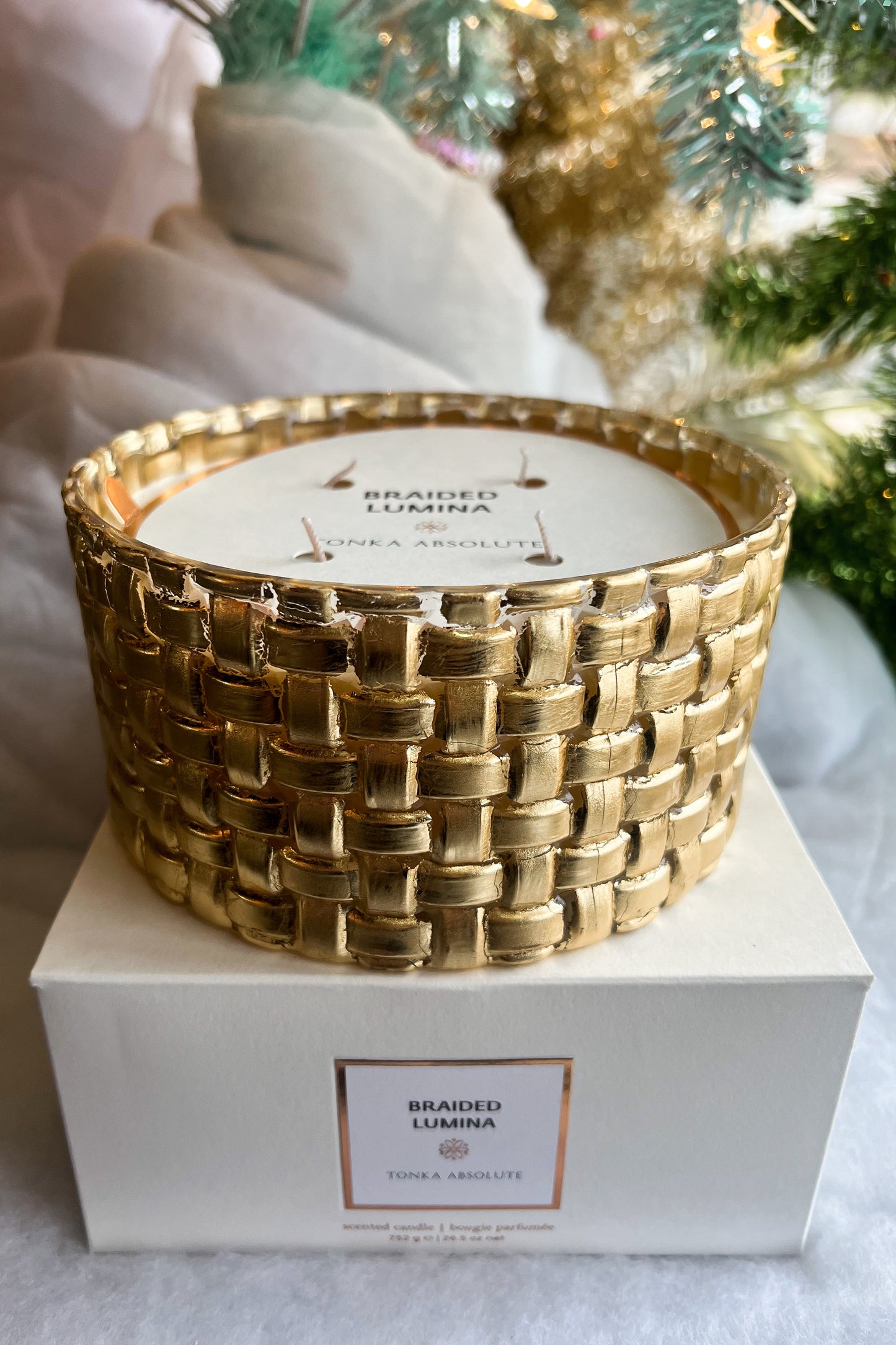 ZODAX | TONKA ABSOLUTE Zodax Braiden Lumina Candle 26oz