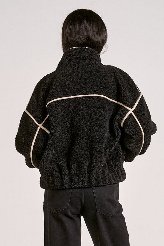 Slate Sherpa Black Off White