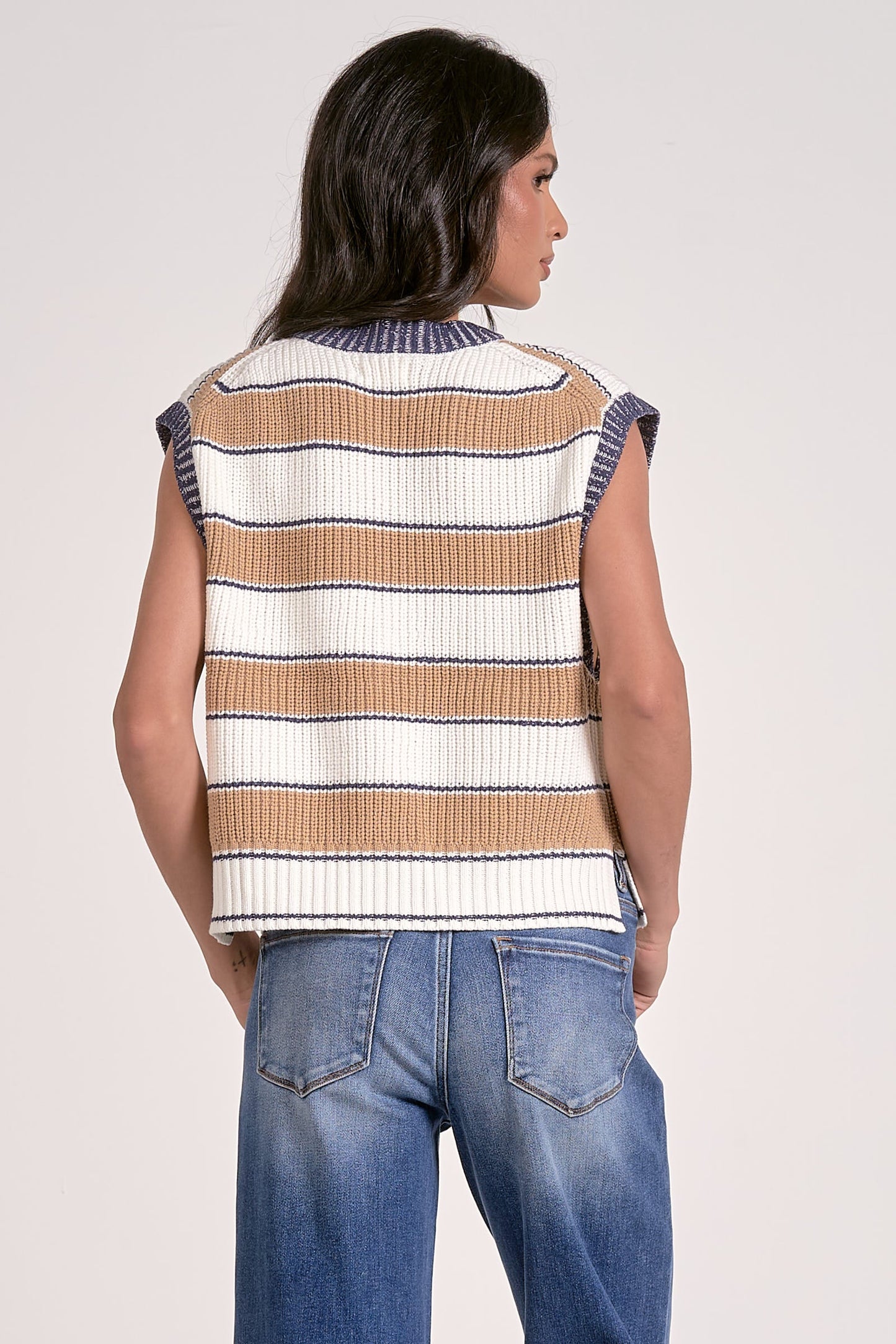 Slate Sleeveless Sweater