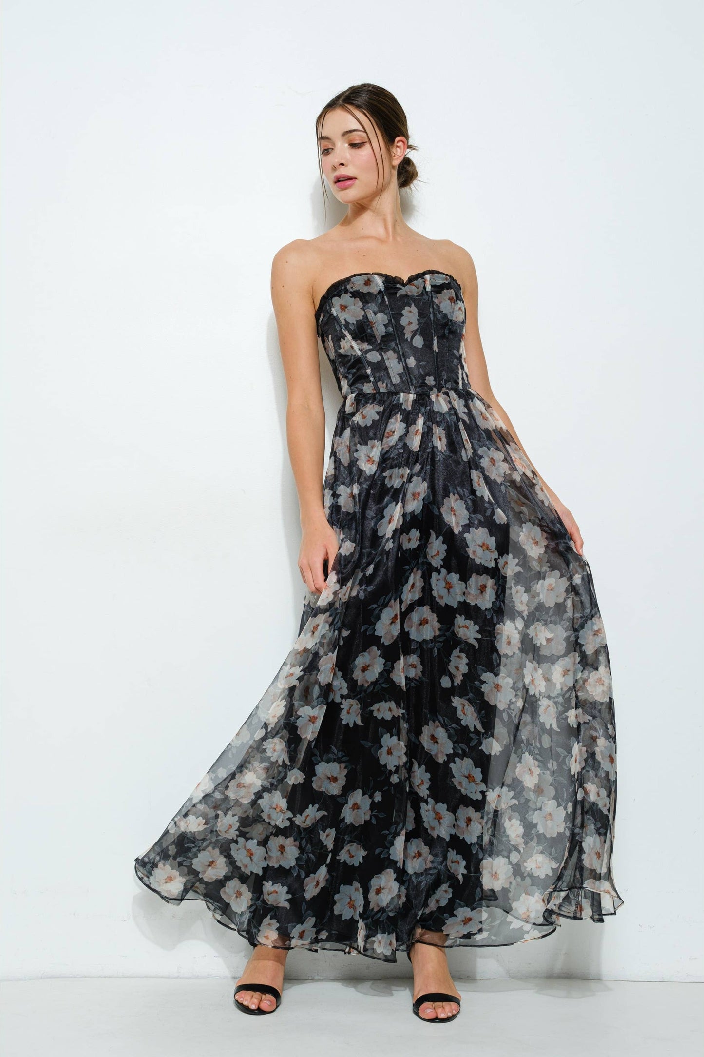 Fleur Corset Maxi Dress