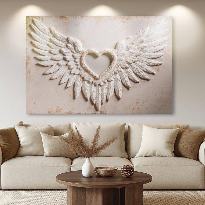 Wings of Love Abstract Wall Art II