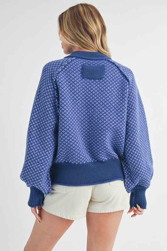 Blue Note Chunky Pullover Sweater
