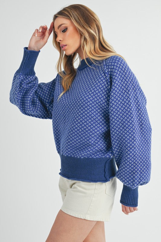 Blue Note Chunky Pullover Sweater