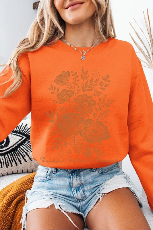 Neutral Thanksgiving Graphic Sweatshirt