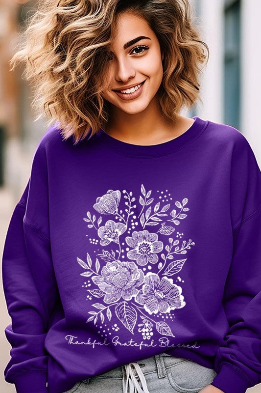 Neutral Thanksgiving Graphic Sweatshirt