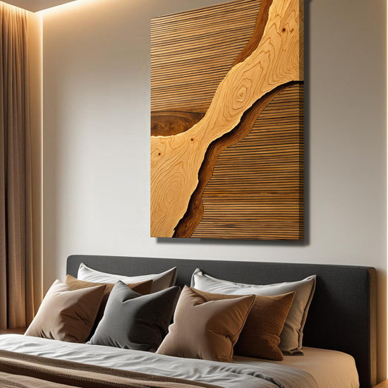 Wood Rift Wall Art
