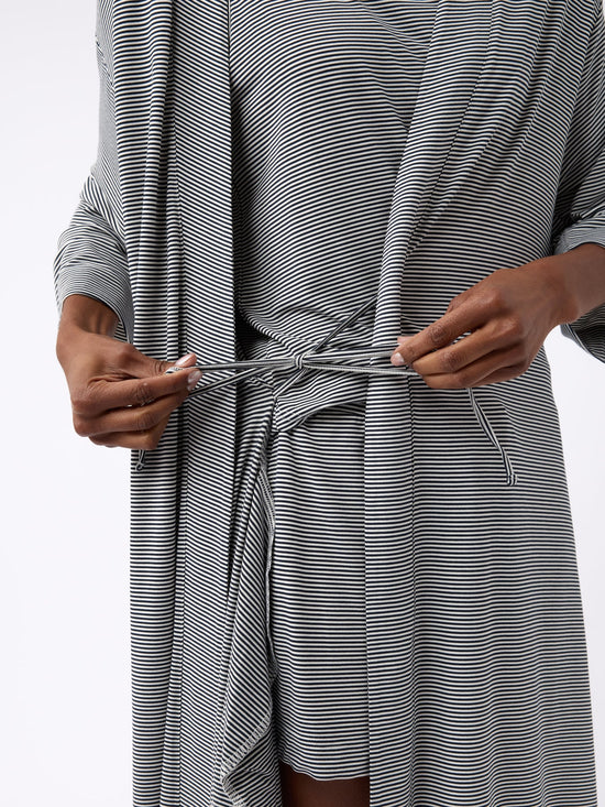 Women's Bamboo Stretch-Knit Kimono Robe