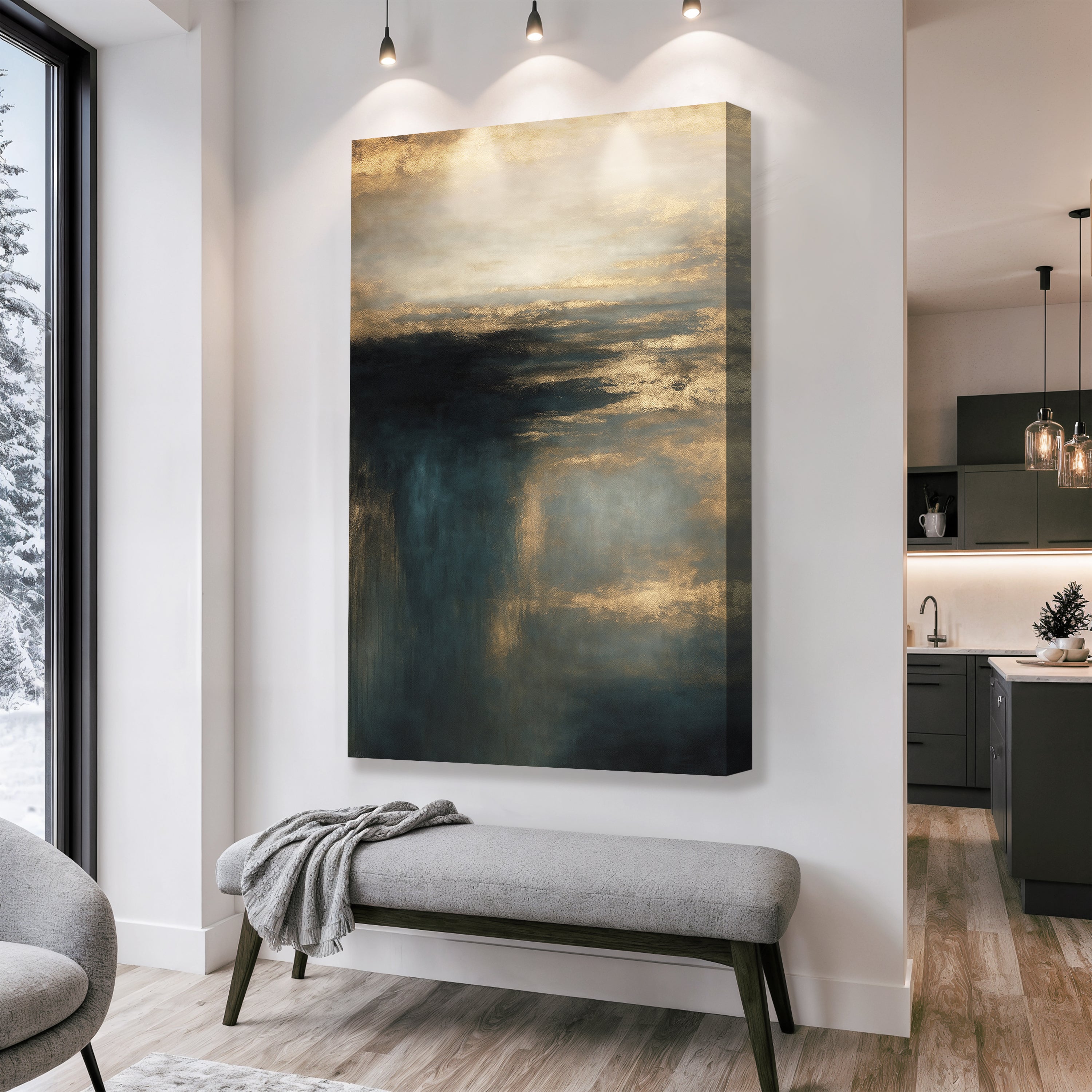 Cloudscape Glimmer Wall Art