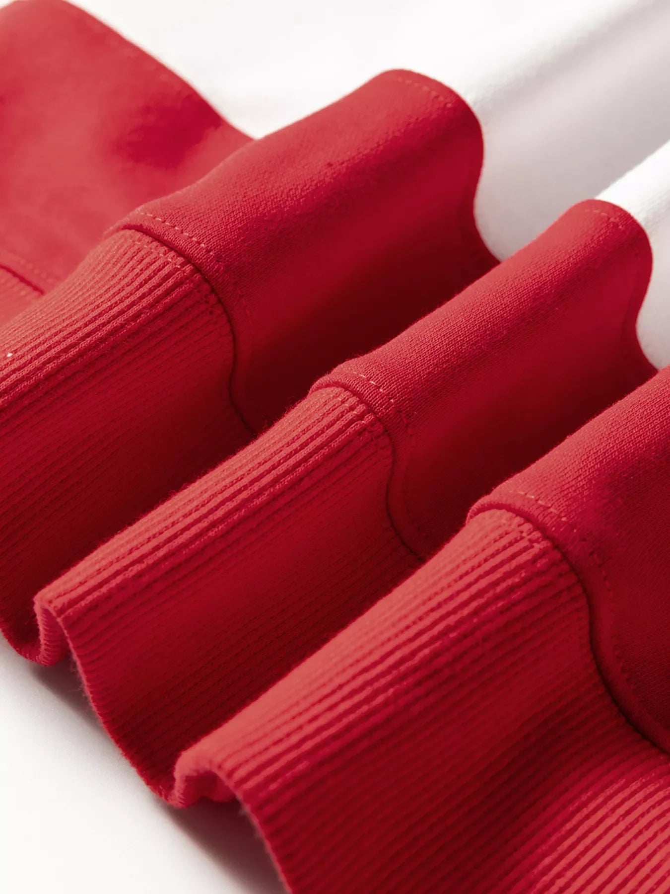 Colorblock Drop Shoulder Baggy Sweatshirt