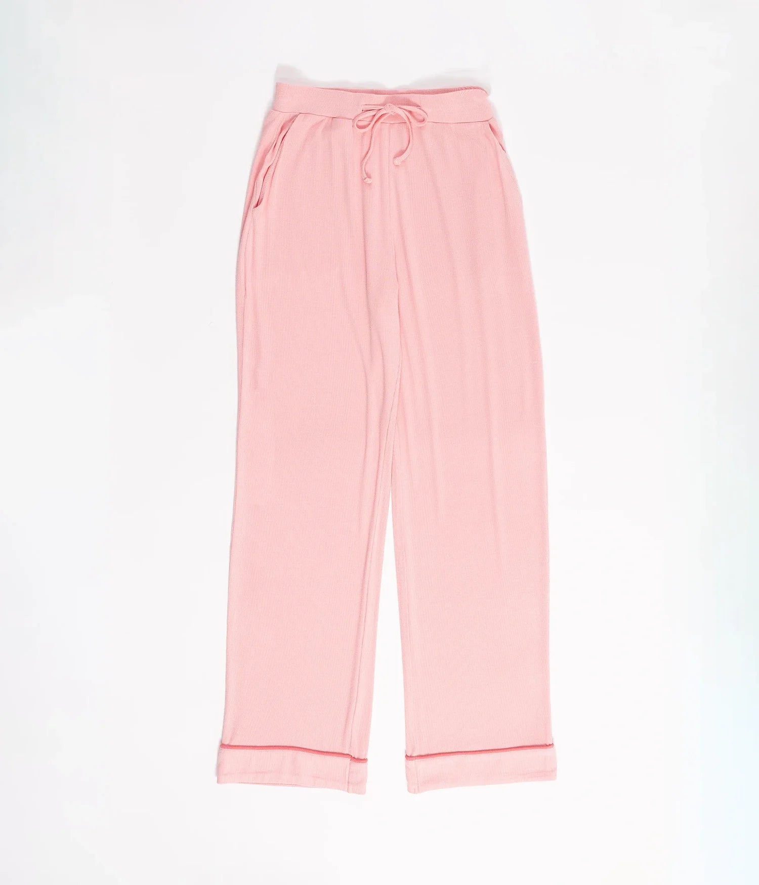 Women's Bamboo Rib-Knit Classic Long Sleeve Pajama Set