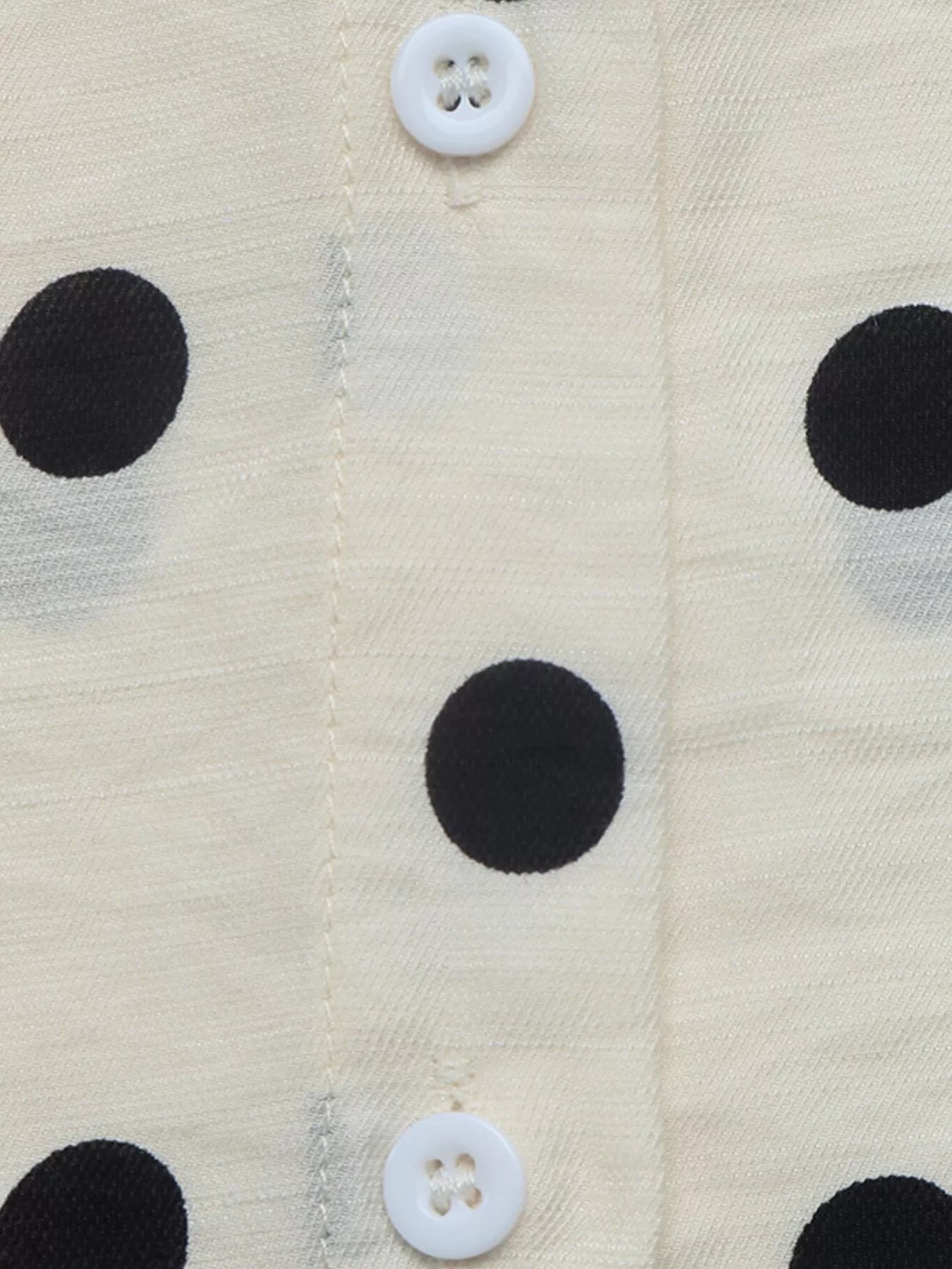 Polka Dot Button-Up Shirt