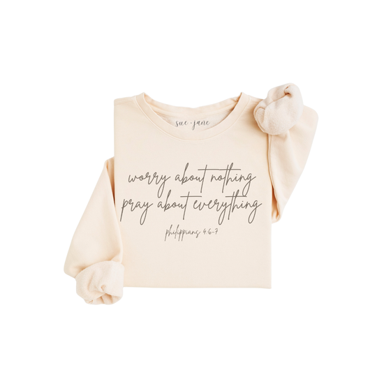 Philippians 4:6-7 Organic Crewneck