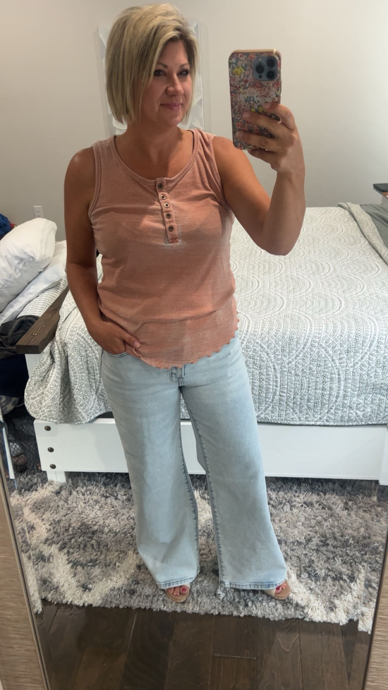 ZENANA wide leg mid-rise light wash jeans - Pre-order closes 8/22