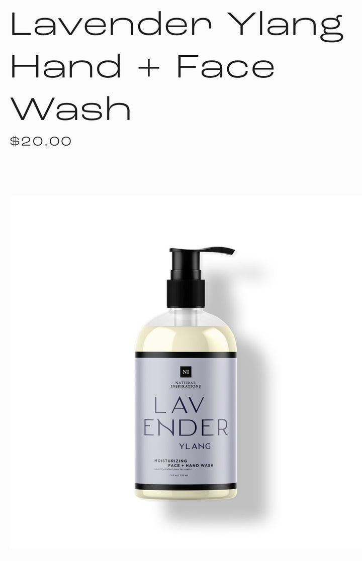 Lavender Hand and Face Wash