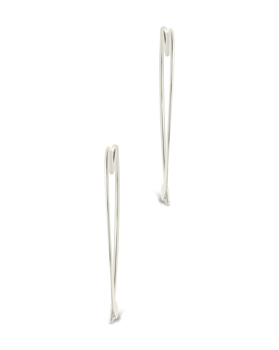 Rorie Heart Threader Hoops