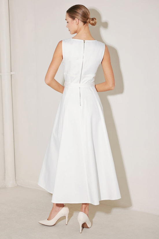 SUMMER SOCIAL WOVEN MIDI DRESS