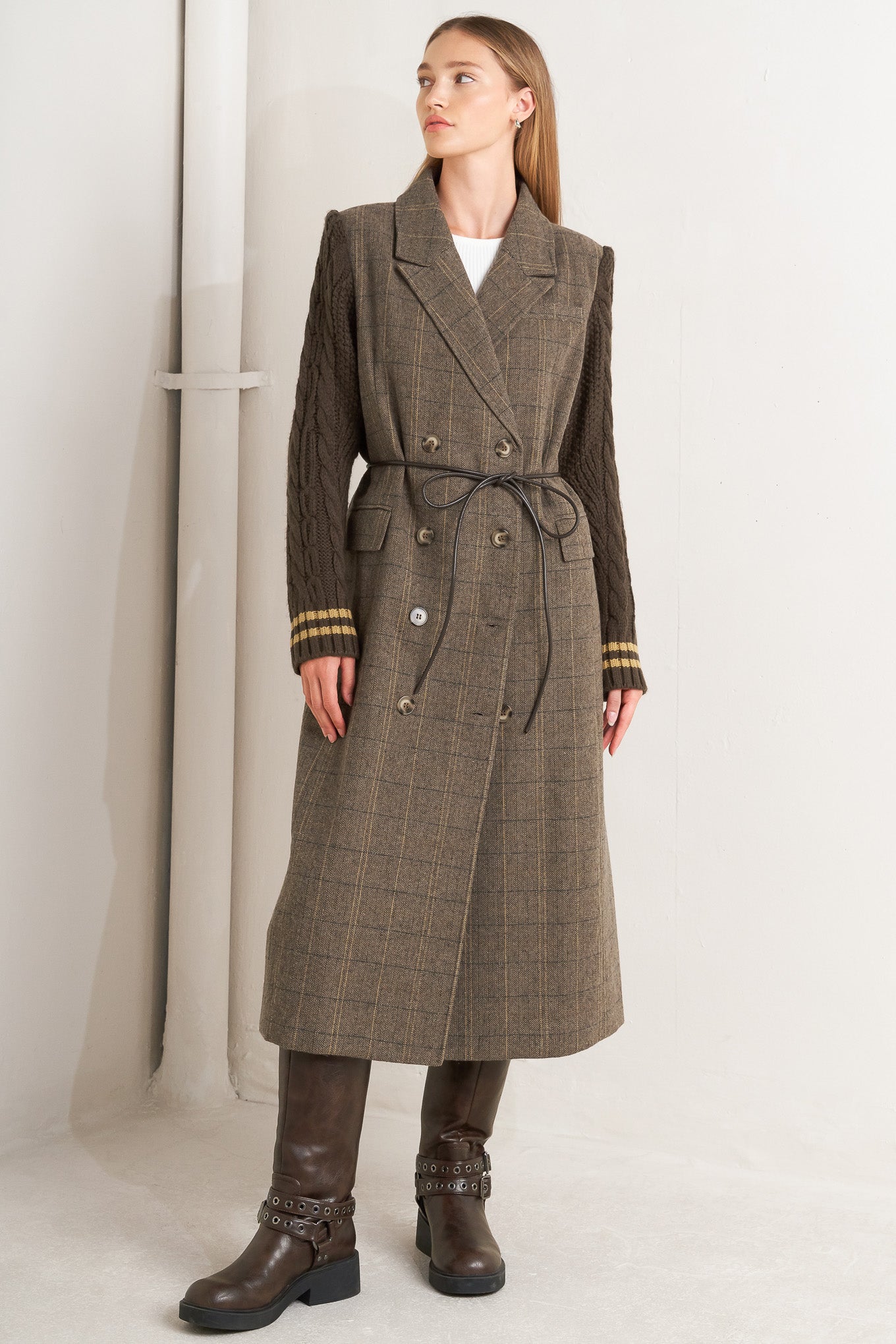 FIELDLINE HERITAGE WOVEN MIDI COAT