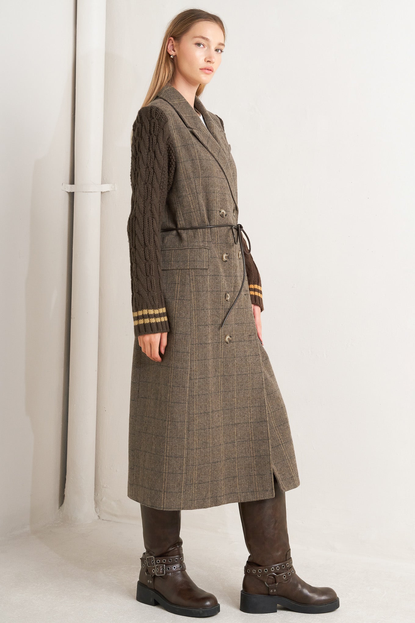 FIELDLINE HERITAGE WOVEN MIDI COAT