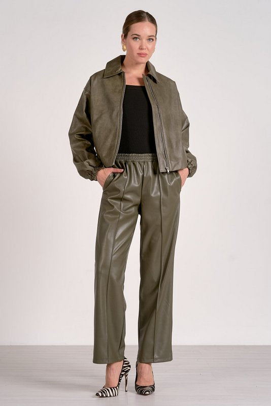 Jaya Faux Leather Pant