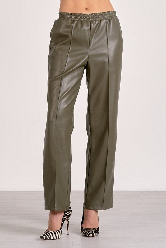 Jaya Faux Leather Pant