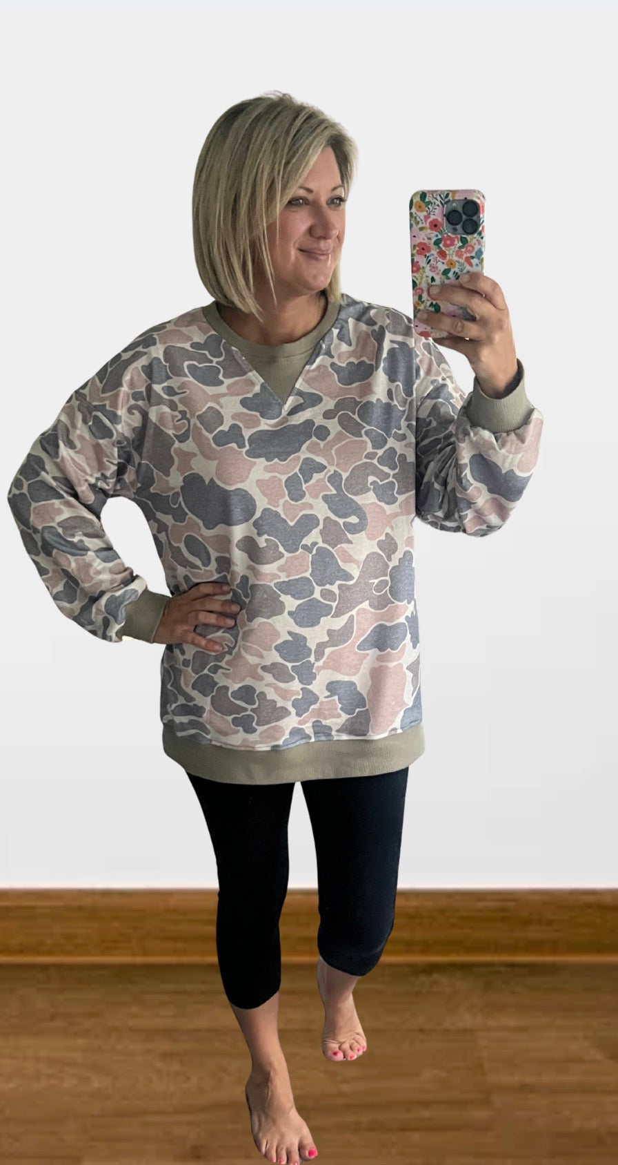 Camo Pullover Soft Sweatshirt - Preorder (closes 8/14)