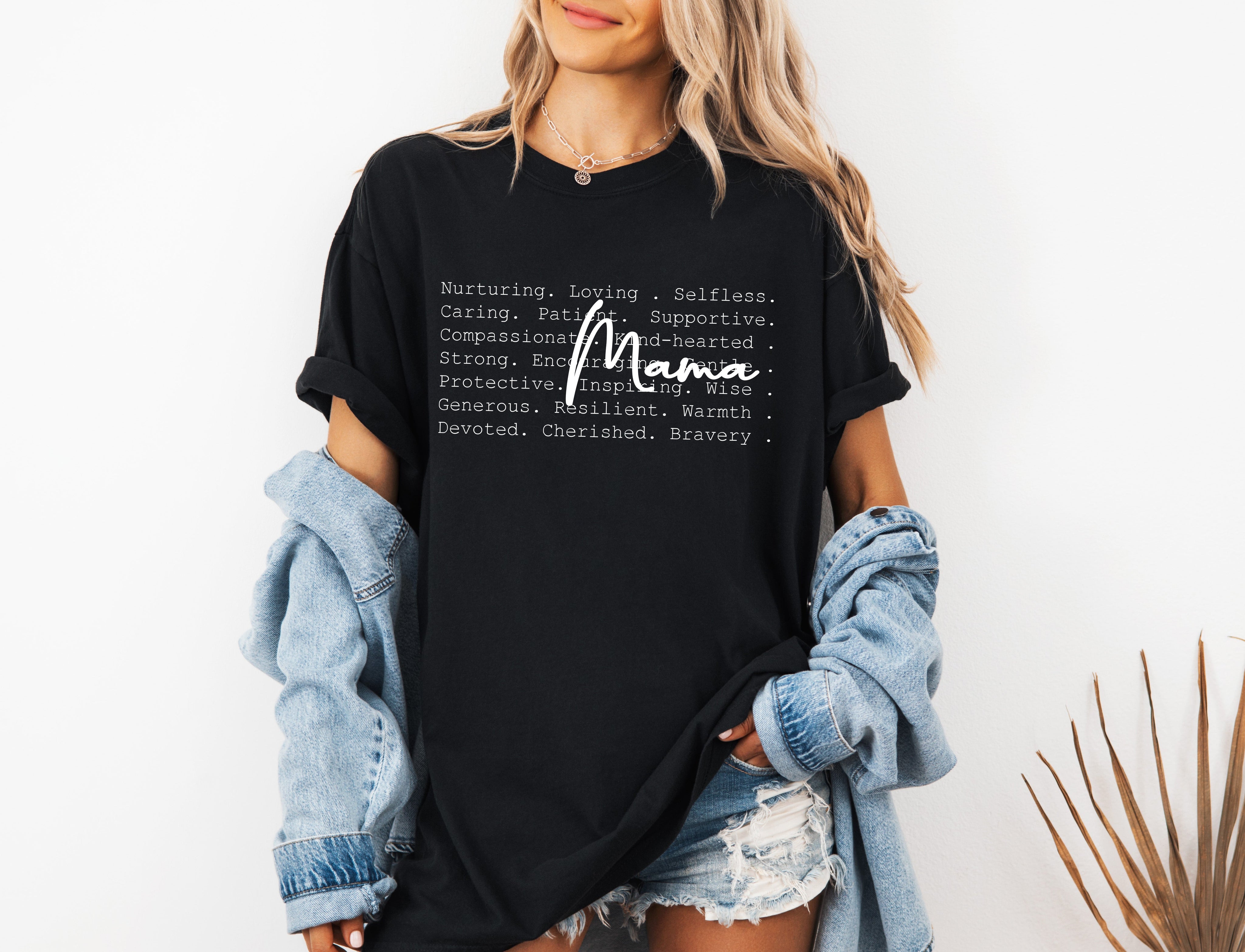 Mama Comfort Colors T Shirt (Nurturing, Loving)