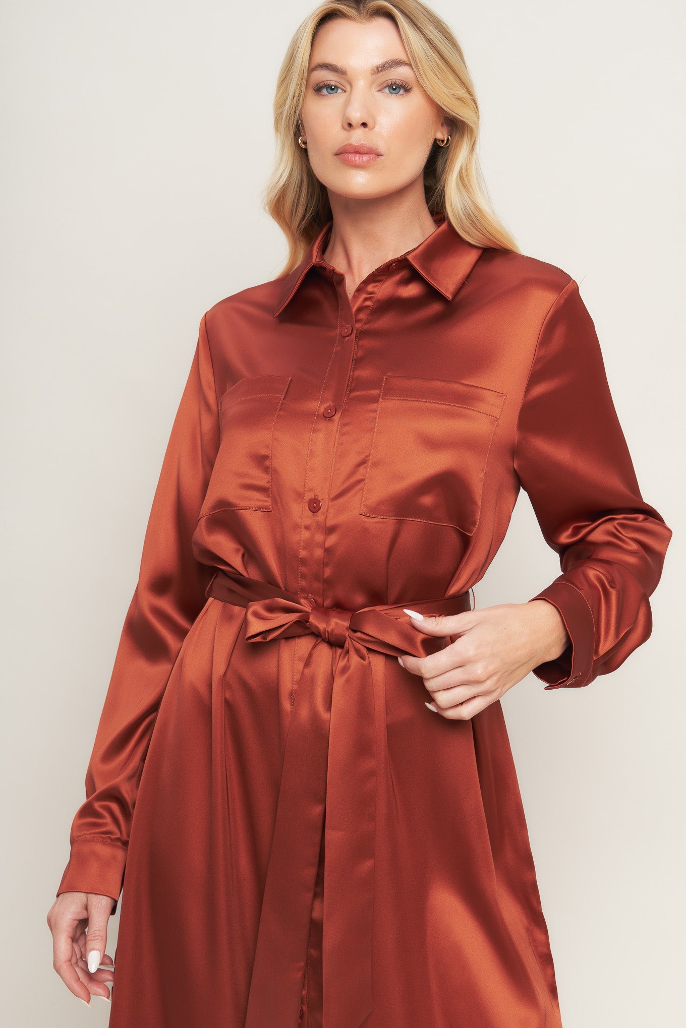 IT'S YOUR PLACE WOVEN MIDI DRESS