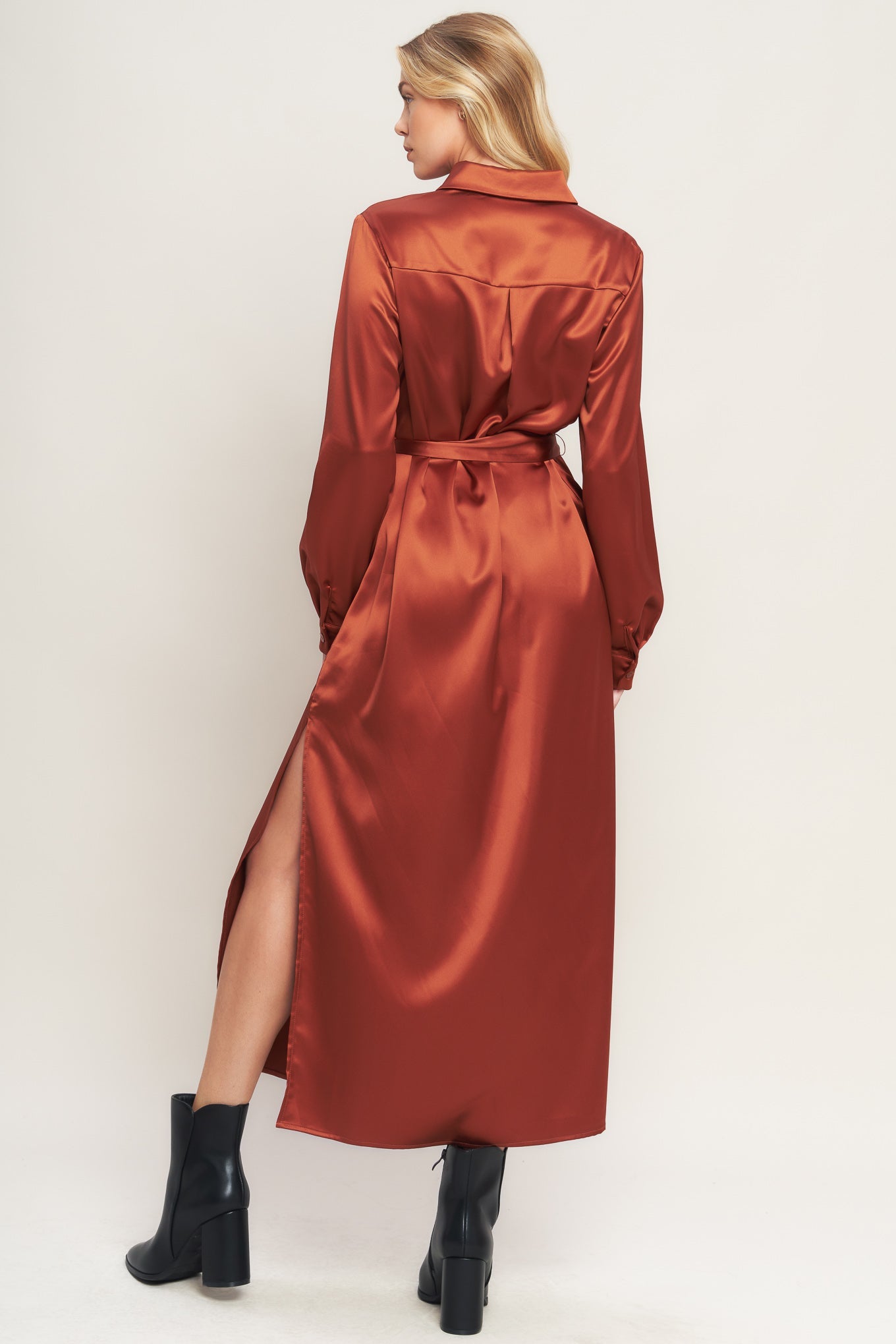 IT'S YOUR PLACE WOVEN MIDI DRESS