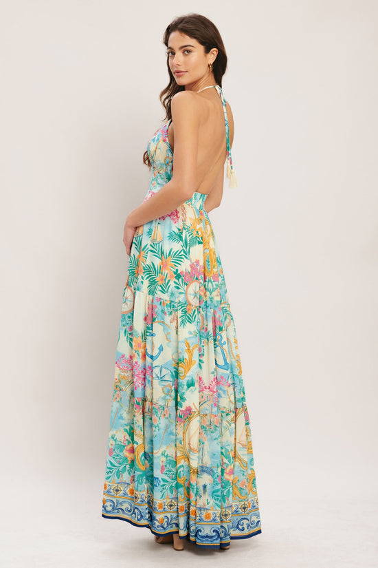 CAPRI SAIL AWAY WOVEN MAXI DRESS