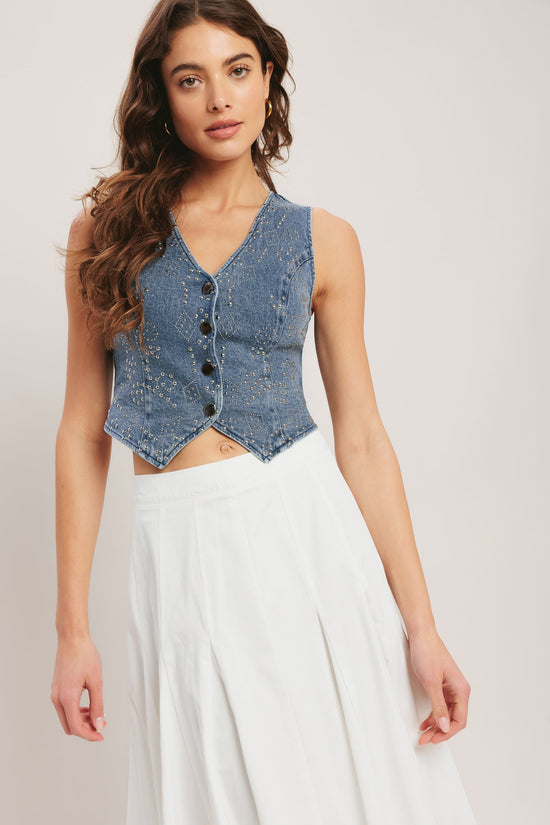 EURO SUMMER DENIM VEST
