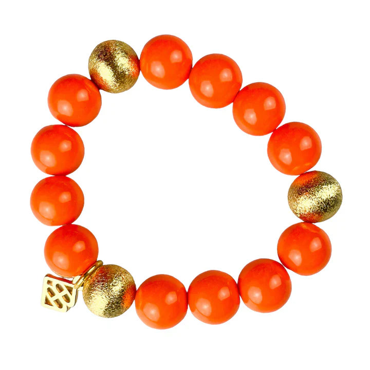 BRIANNA CANNON | Orange Beaded Bracelet