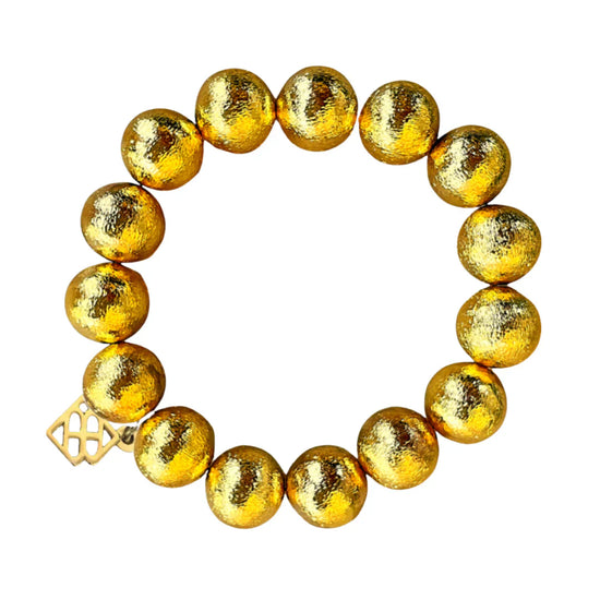BRIANNA CANNON | Gold Beaded Bracelet