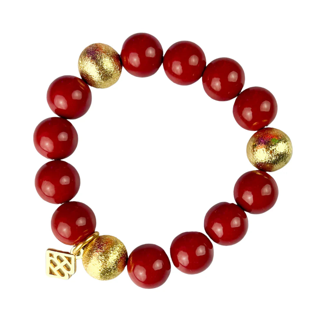 BRIANNA CANNON | Crimson Beaded Bracelet