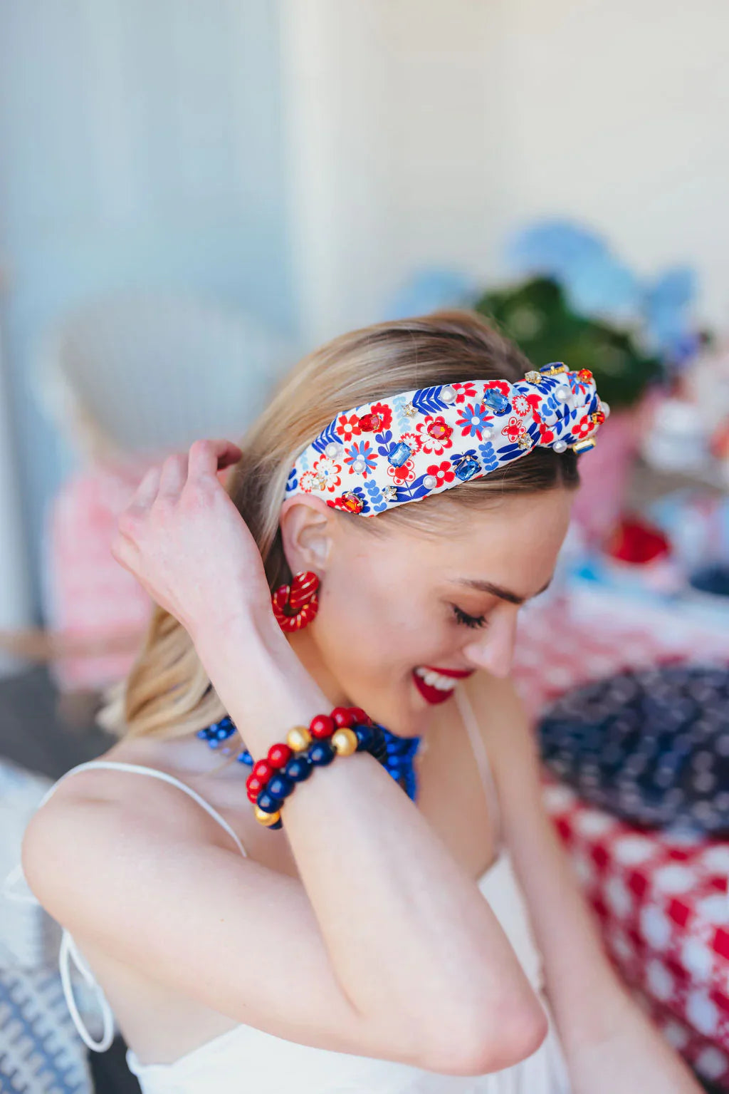 BRIANNA CANNON | Crimson Beaded Bracelet