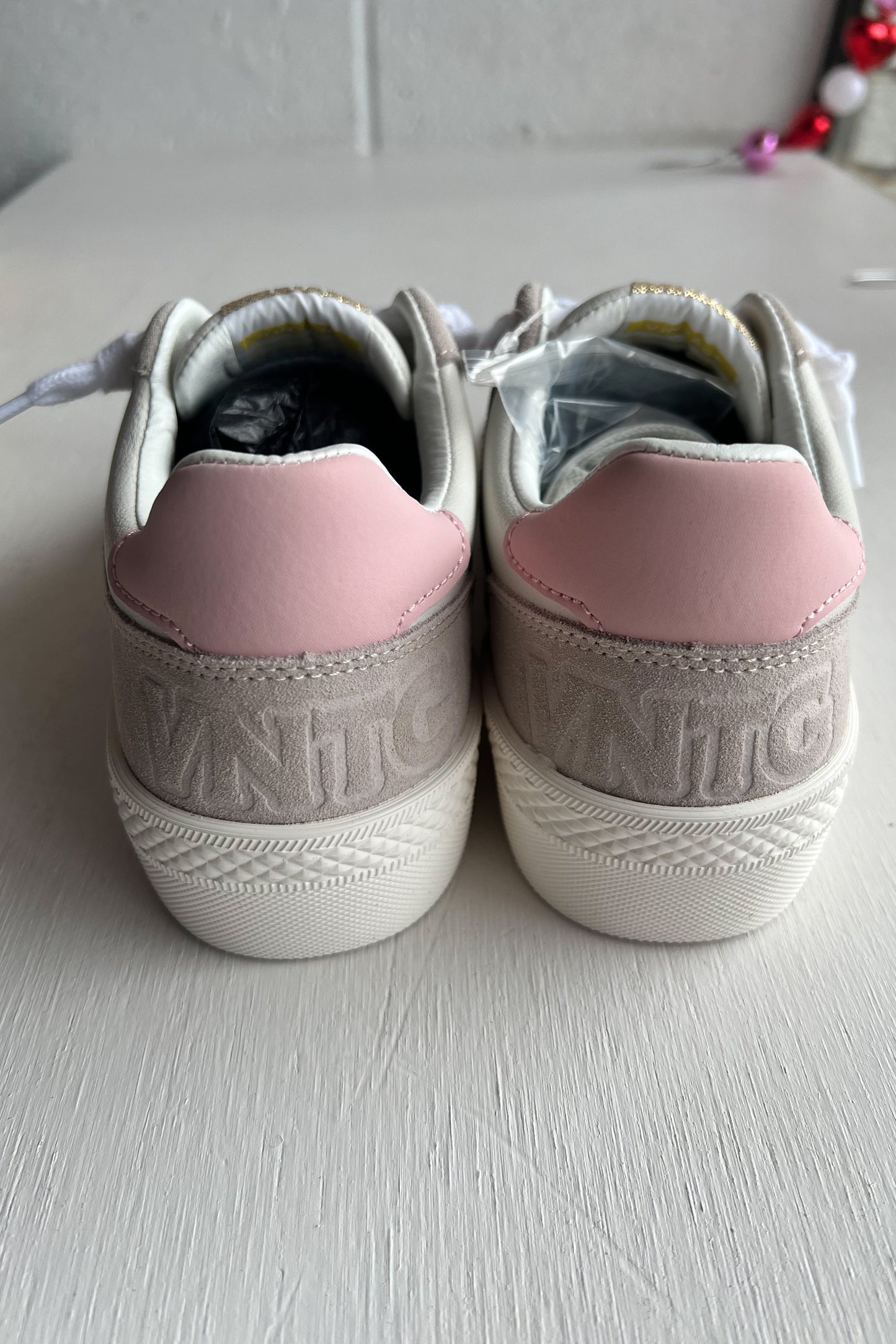 VINTAGE HAVANA | FAST 7 GREY SUEDE PINK SNEAKER