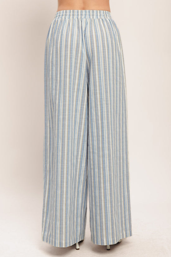 COASTAL DAY STRIP WOVEN PANTS