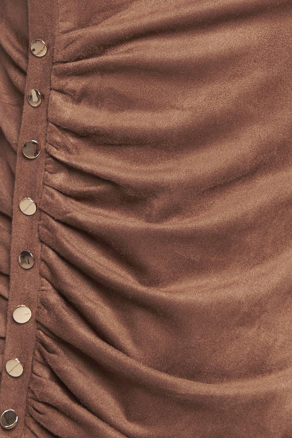 MY EVERYDAY BEST FAXU SUEDE TOP