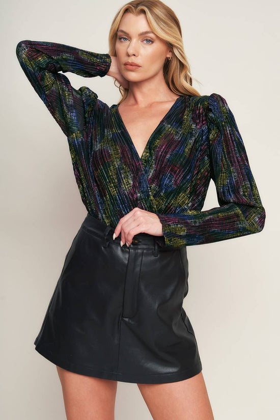 STAY THE NIGHT WOVEN BODYSUIT